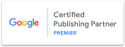 Premier Google Certified Publishing Partner badge